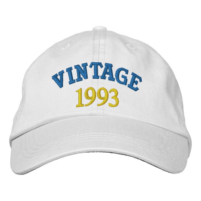 Brodée Casquette de baseball Vintage brodé customisé (Devant)