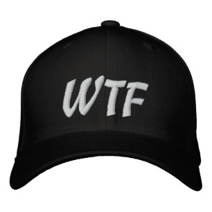 Brodée Casquette de baseball WTF 1337