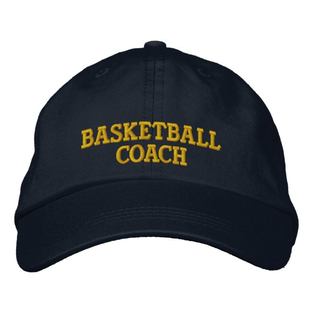 Brodée Casquette de basket-ball brodé (Devant)