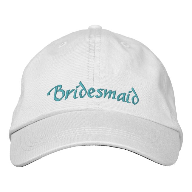 Brodée Casquette de Bridesmaid (Devant)