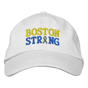 Brodée Casquette de broderie à ruban robuste de Boston
