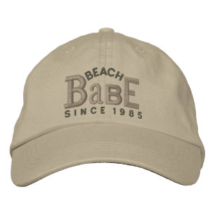 Brodée Casquette de broderie Beach Babe