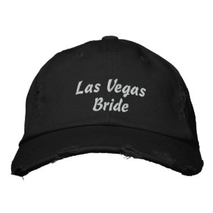 Brodée Casquette de broderie de la mariée de Las Vegas
