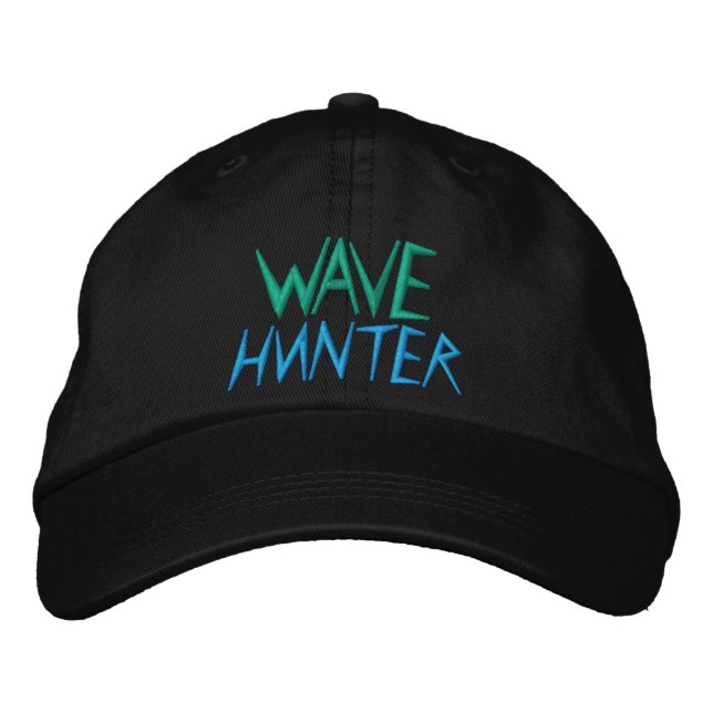 BRODÉE CASQUETTE DE CHASSE À VAGUE (Devant)