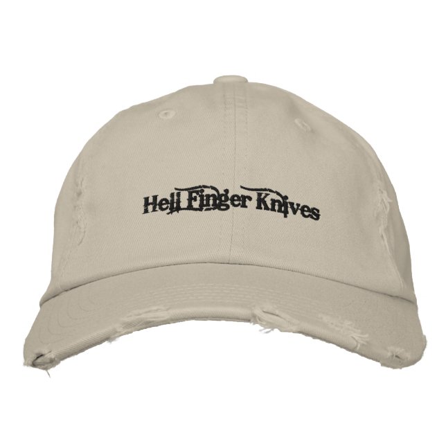 Brodée Casquette de couteaux de doigt d'enfer (Devant)