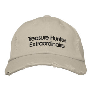 Brodée Casquette de détection des métaux brodés