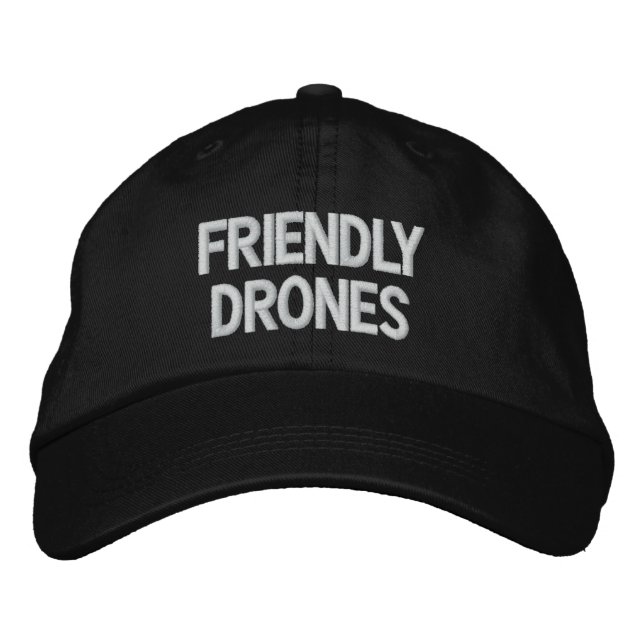 Brodée Casquette de drones convivial (Devant)