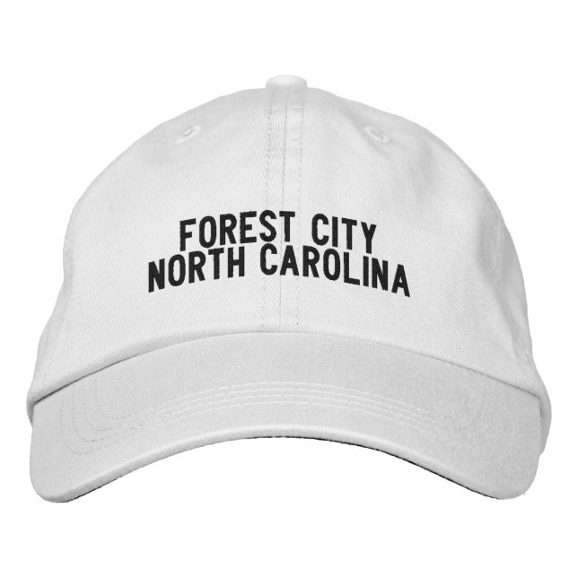 Brodée Casquette de Forest City North Carolina (Devant)