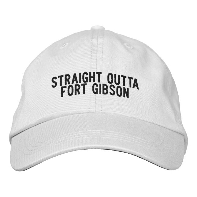 Brodée Casquette de Fort Gibson Oklahoma (Devant)