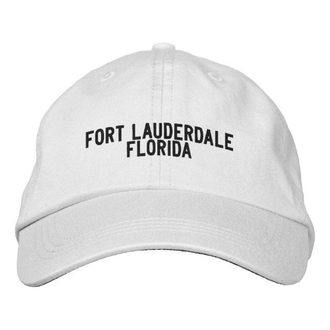 Brodée Casquette de Fort Lauderdale Floride (Devant)