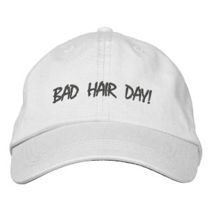 Brodée Casquette de jour de la mauvaise chevelure ajustab
