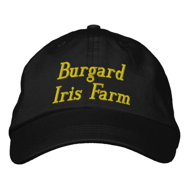 Brodée Casquette de la ferme Burgard Iris (Devant)