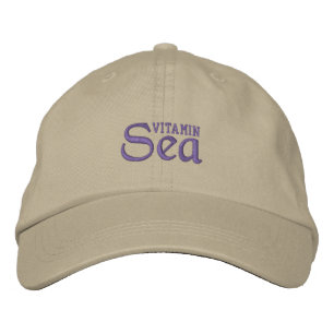 Brodée CASQUETTE de la mer VITAMINE (Khaki)