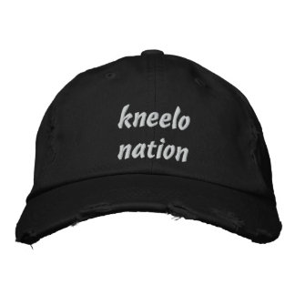 Brodée casquette de la nation kneelo