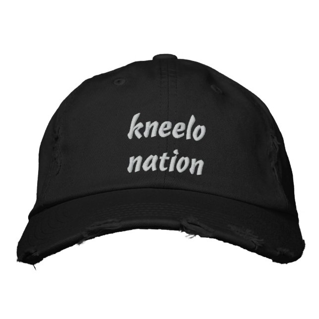 Brodée casquette de la nation kneelo (Devant)