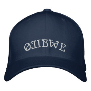 Brodée Casquette de la nation ojibwe, Casquette de baseba