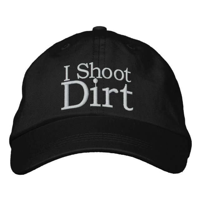Brodée Casquette de la photographie de sport Dirt (Devant)