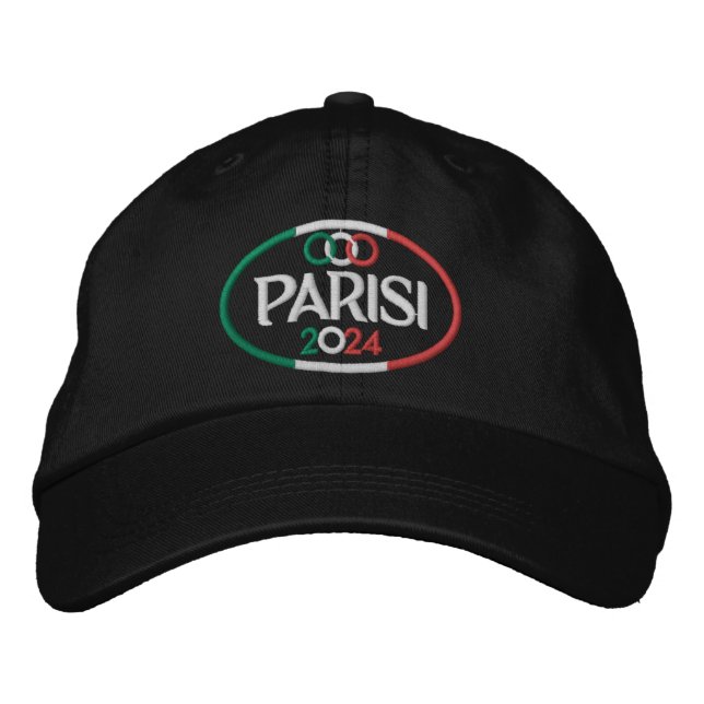 Brodée casquette de la Réunion de Parisi 2024 (Devant)