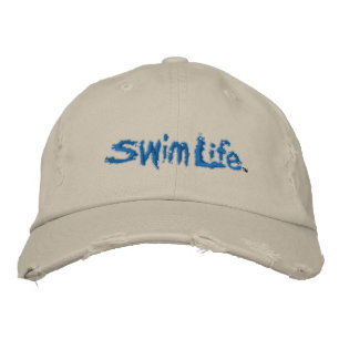 Brodée Casquette de la vie de natation