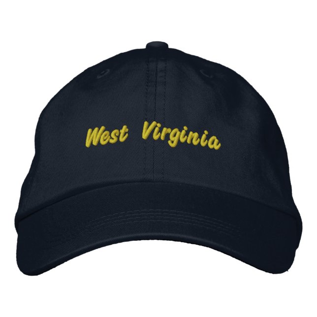 Brodée Casquette de la Virginie occidentale (Devant)