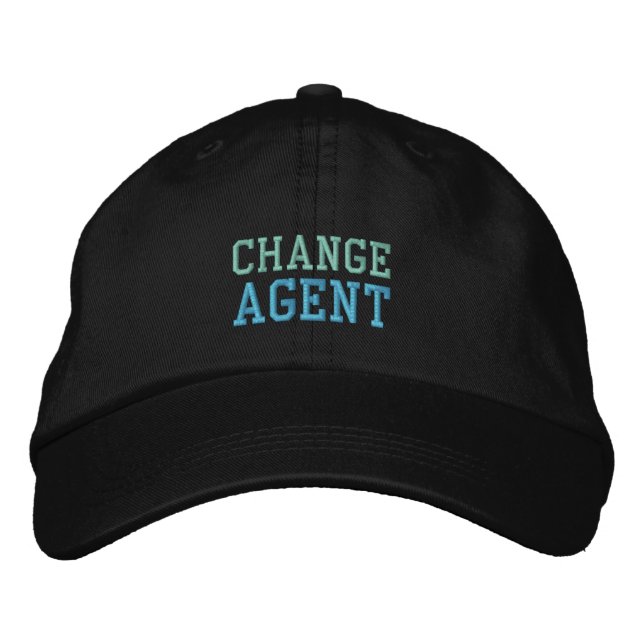 BRODÉE CASQUETTE DE L'AGENT DE MODIFICATION (Devant)