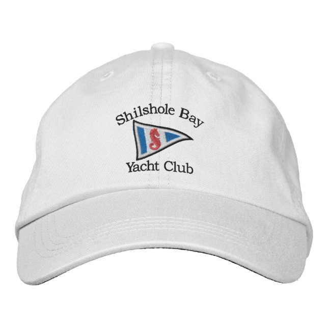Brodée Casquette de laine Flexfit blanc (Devant)