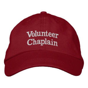 Brodée Casquette de l'aumônier bénévole