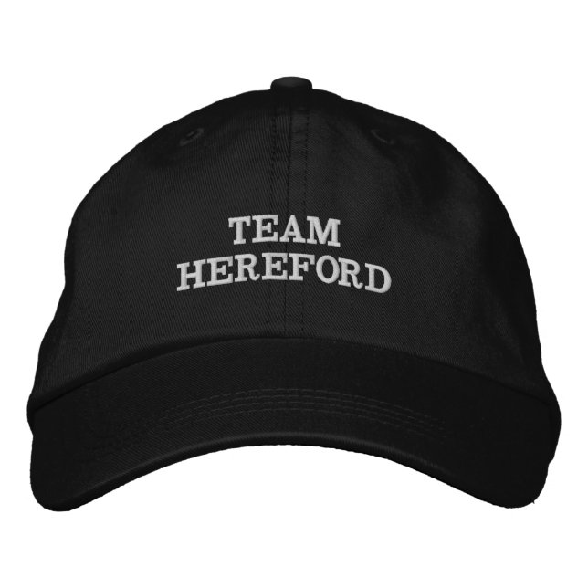 Brodée Casquette de l'équipe Hereford (Devant)
