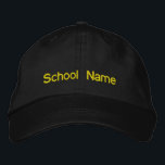 Brodée Casquette de l'esprit scolaire brodé<br><div class="desc">Customisez ce casquette brodé avec votre nom d'école ! Idéal pour les parents qui assistent à des réceptions scolaires ou des cadeaux d'enseignants ! REMARQUE : DESIGNS : Si vous voyez un design que vous aimez, mais il n'est pas sur un produit que vous voulez, veuillez me contacter via le...</div>