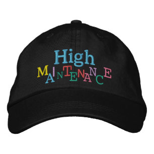 Brodée Casquette DE MAINTENANCE ÉLEVÉE par SRF