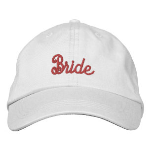 Brodée Casquette de mariée