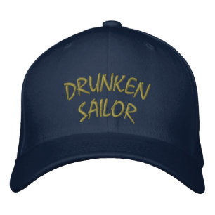 Brodée Casquette de marin ivre
