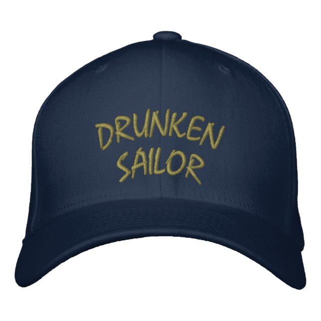 Brodée Casquette de marin ivre (Devant)