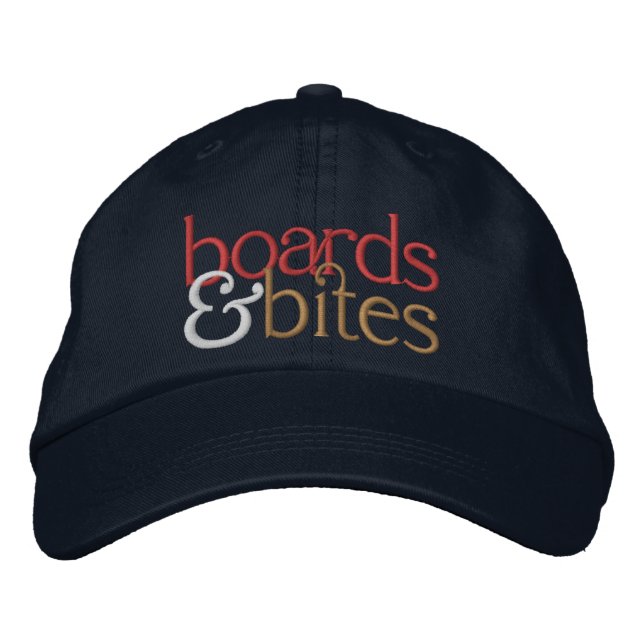 Brodée casquette de marine avec logo (Devant)