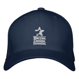 Brodée Casquette de marine, logo blanc