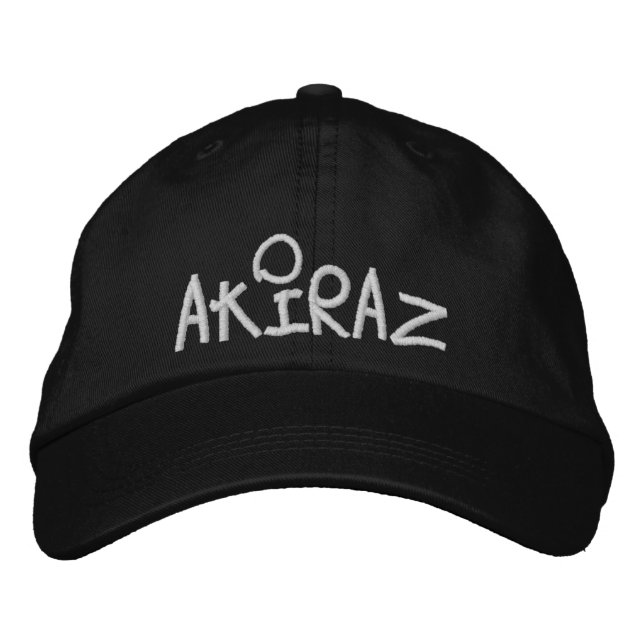 Brodée CASQUETTE de marque AKIRAZ (Devant)