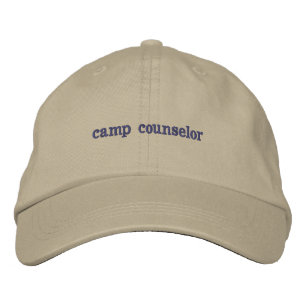 Brodée Casquette de papa de conseiller de camp