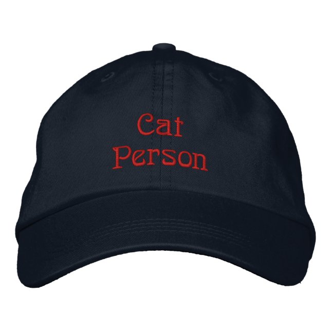 Brodée Casquette de personne de chat (Devant)