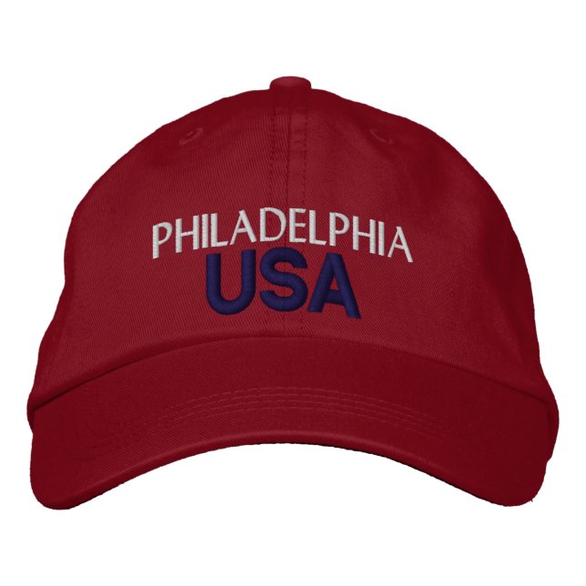 Brodée Casquette de Philadelphie USA (Devant)