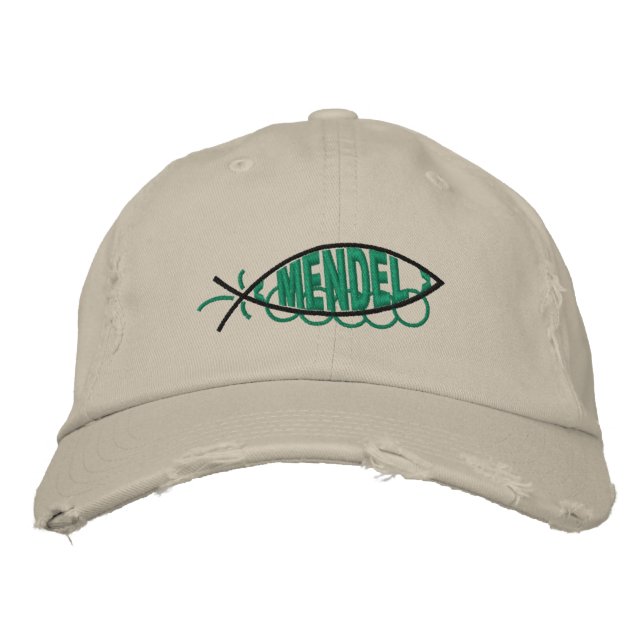 Brodée Casquette de poisson de Peapod Mendel (Devant)