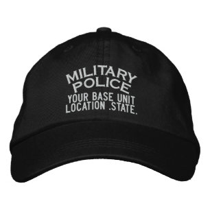 Brodée Casquette de police militaire