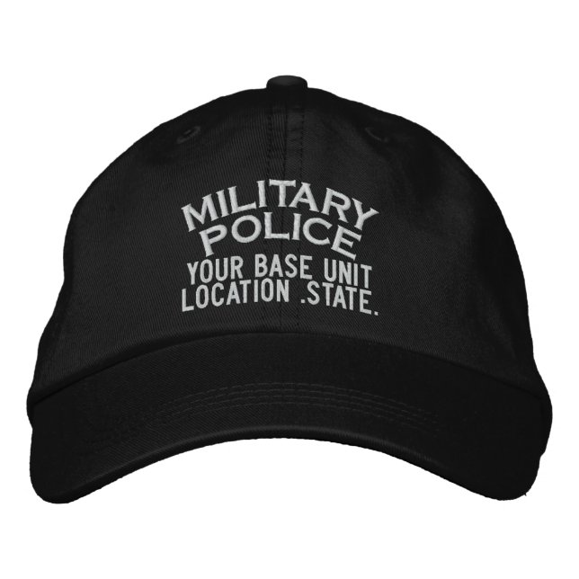 Brodée Casquette de police militaire (Devant)