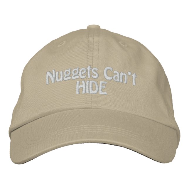 Brodée Casquette de prospection de l'or Nugget Hunter (Devant)