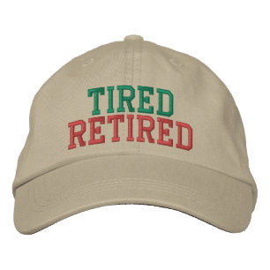 Brodée Casquette de retraite par SRF