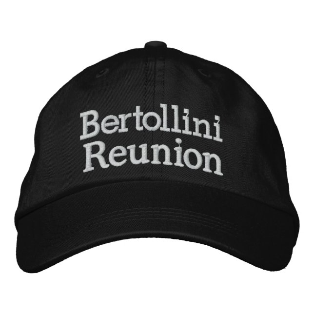 Brodée Casquette de réunion par SRF (Devant)