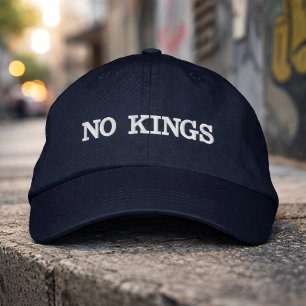 Brodée Casquette de rue minimaliste avec affirmation No K