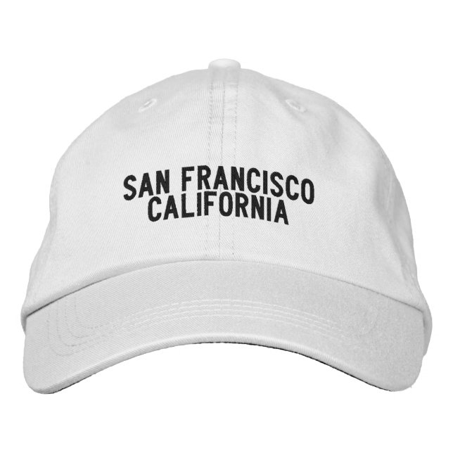 Brodée Casquette de San Francisco en Californie (Devant)