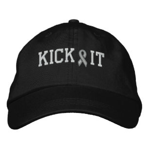 Brodée Casquette de sensibilisation au cancer par SRF