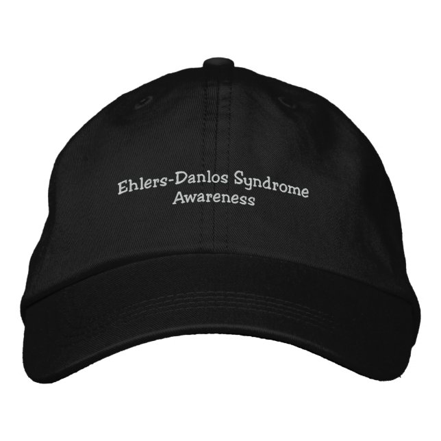 Brodée Casquette de sensibilisation EDS Casquette de base (Devant)