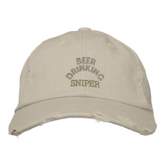 Brodée Casquette de sniper à bière